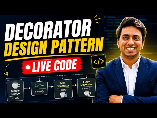 Decorator Design pattern for Interviews