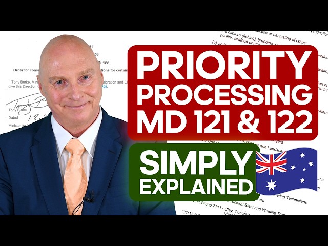 Australian Immigration News 26.9.26. Processing Ministerial Directions 121 and 122 Simply Explained!