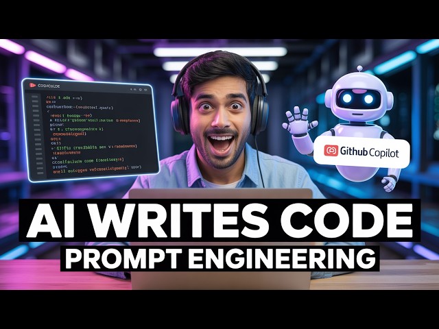 GitHub Copilot Tutorial | Prompt Engineering for Developers | AI Coding Tips |  Boost Coding Speed