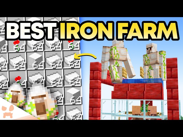 NEW BEST & EASIEST IRON FARM IN MINECRAFT 26.2+ IS HERE!