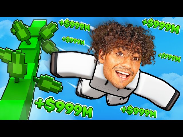 Making TRILLIONS In Roblox Build To Climb..