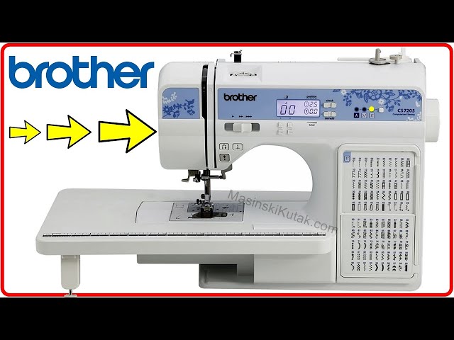 Brother Sewing Machine Tutorial / Brother cs7205 Sewing Machine dvd