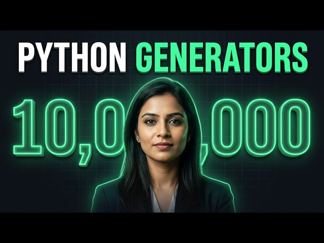 Python Generators & Iterators — yield & Lazy Evaluation | Zero to Expert #10