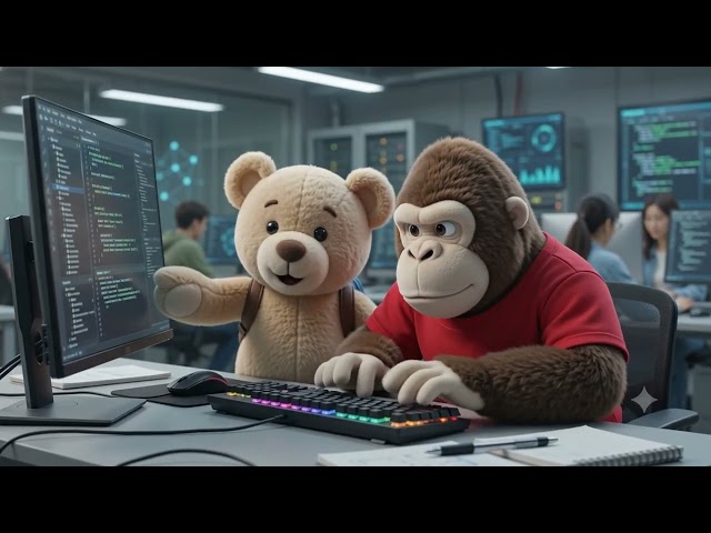 Can a Teddy Bear and a Gorilla Learn Coding? 🚀 (IT_MiniVerseMax)