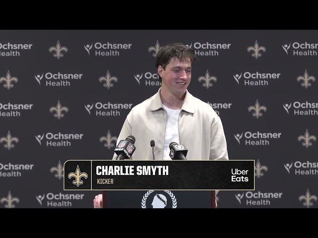 Charlie Smyth on Game-Winning Field Goal | Saints-Panthers Postgame | 2025 NFL Week 15