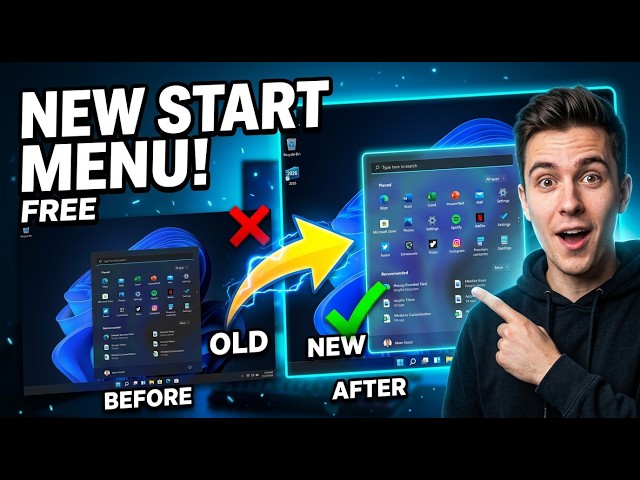 How to Make Windows 11 Look Like Windows 12! (Modern Start Menu Guide)