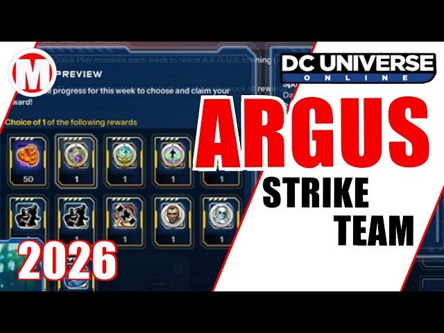 DCUO ARGUS Strike Team
