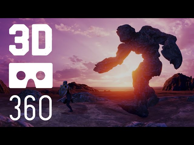 360 VR Character Animation in Stereoscopic 3D
