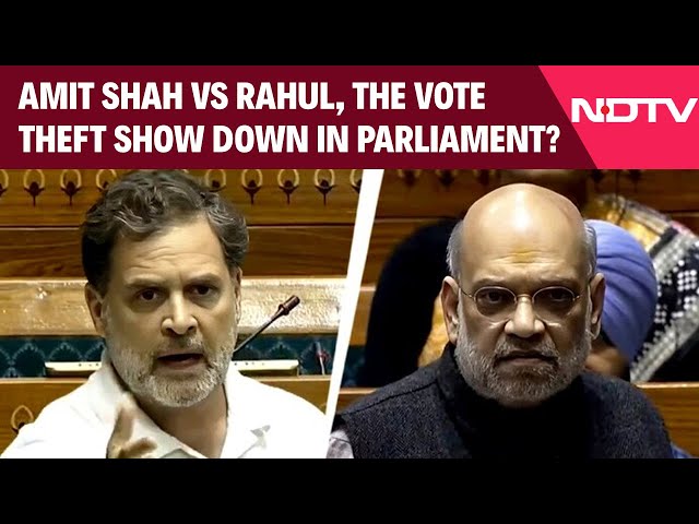 Amit Shah News | Amit Shah Vs Rahul, The Vote Theft Show Down In Parliament?