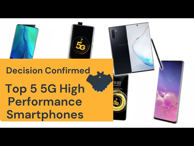 [2021] Top 5 5G Mobiles | Decided Your choice smartphones #Top5-5GMobiles