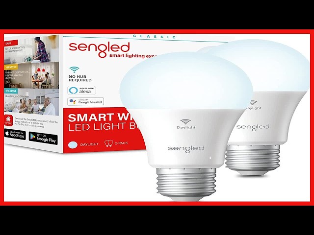 Sengled WiFi Classic Smart Bulbs: Easy Voice & Remote Control for Your Home