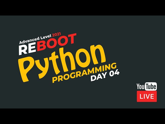 A/L ICT | Python Programming [SINHALA] - 2021 Revision - Day 04