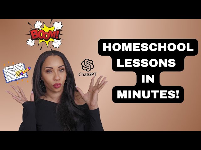 How I Use ChatGPT To Make Homeschool Lesson Plans Fast!