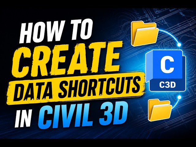 How to Create Data Shortcuts in Civil 3D | Civil 3D Data Shortcut Tutorial