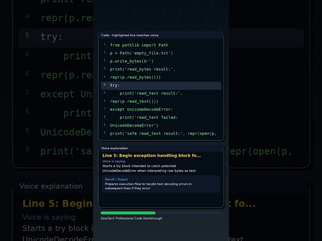 Python's read_bytes vs read_text: The 1-Line Fix for Empty Files #Shorts