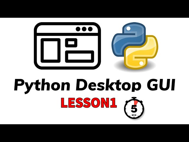 Create First GUI App - Python Customtkinter Lesson 1