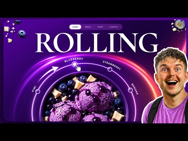 ROLLING HERO EFFECT – GSAP Elementor Tutorial