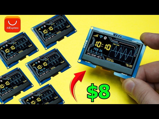 2.42 inch 128x64 OLED Display SSD1309 from Aliexpress  is BRILLIANT?
