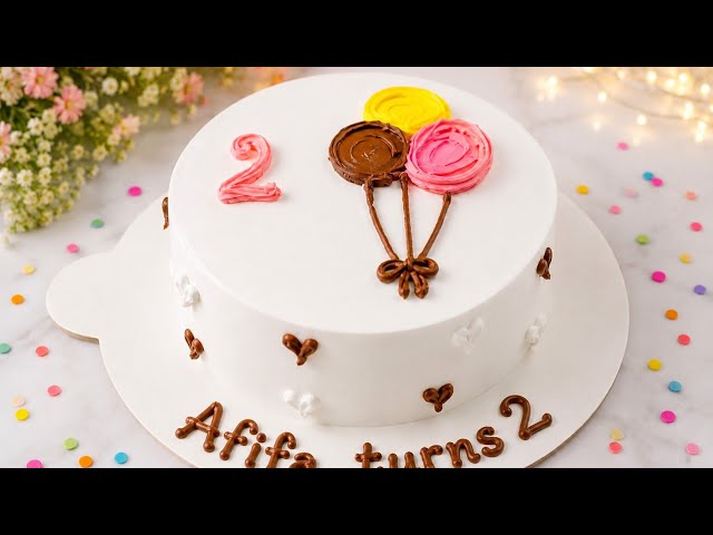 Vanilla Sponge Cake Recipe | Birthday Cake Recipe| Cake Decorating| Cake Recipe| Cake Design| #viral