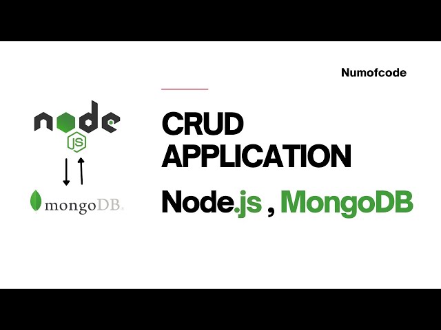 CURD Application with node.js, express.js, mongodb | REST API