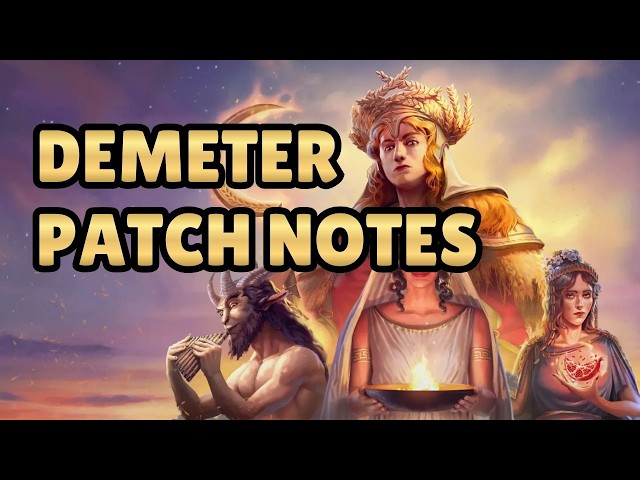 Demeter Patch Notes News! Tech Tree and other fun things soontm
