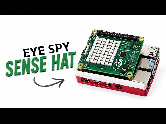 Checking Out The Smallest EYE SPY SENSE HAT! (Raspberry pi DIY tech)