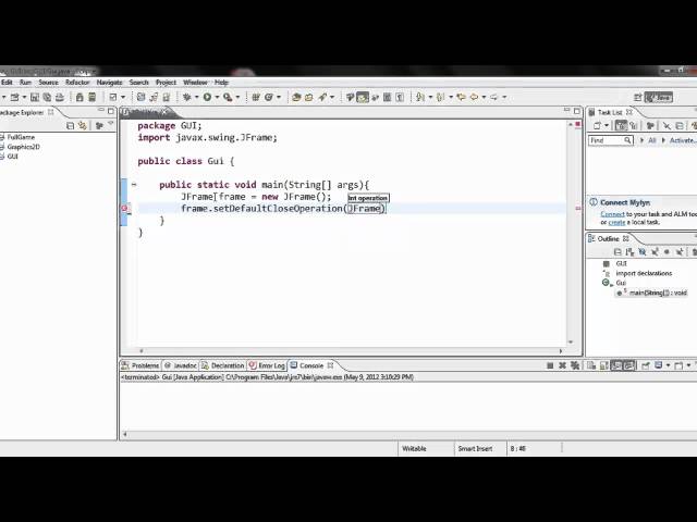 Java Gui Tutorial #2 JFrame