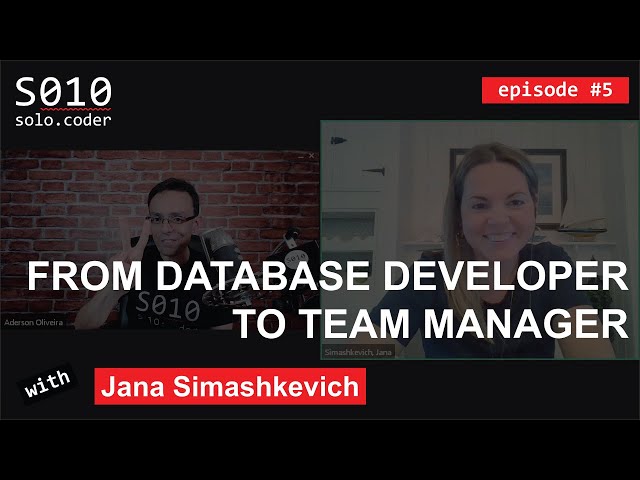 #5: From Database Developer to Team Manager with Jana Simashkevich