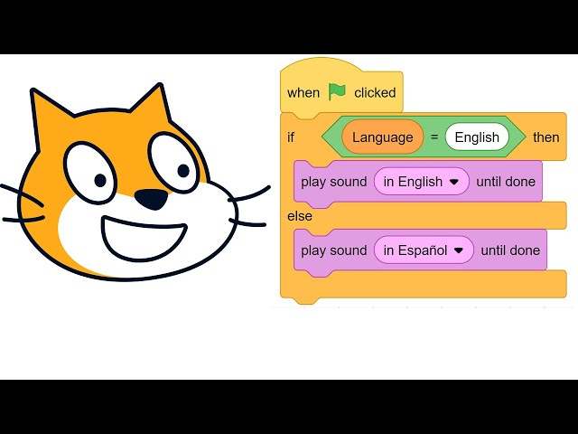 How to create bilingual audio tracks in Scratch
