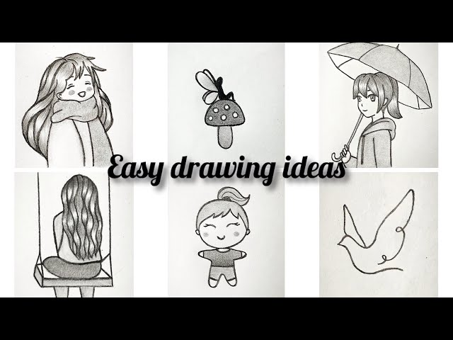 Easy drawing ideas for beginners | Creative drawing ideas 
