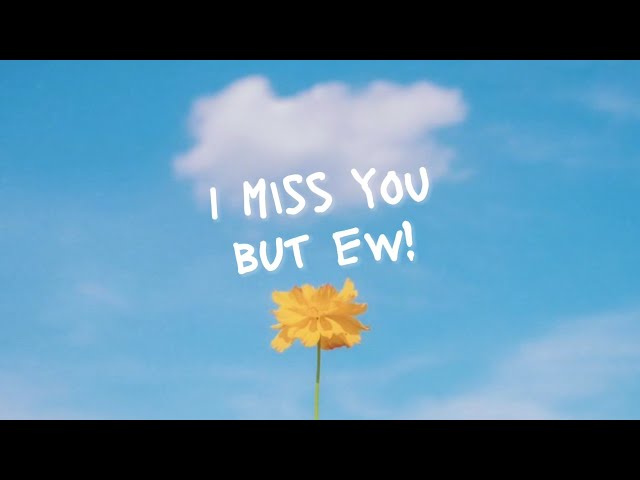 mr. muffin - i miss you, but ew! // LYRICS