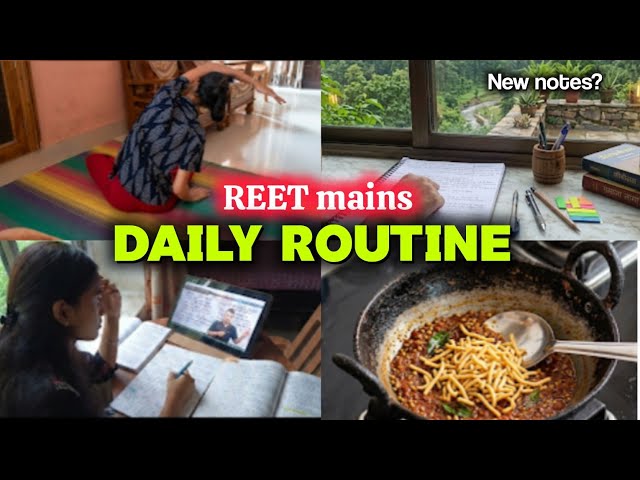 REET 2027 |बस एक दिन फिर से Routine में आने की कोशिश…| old notes 📚