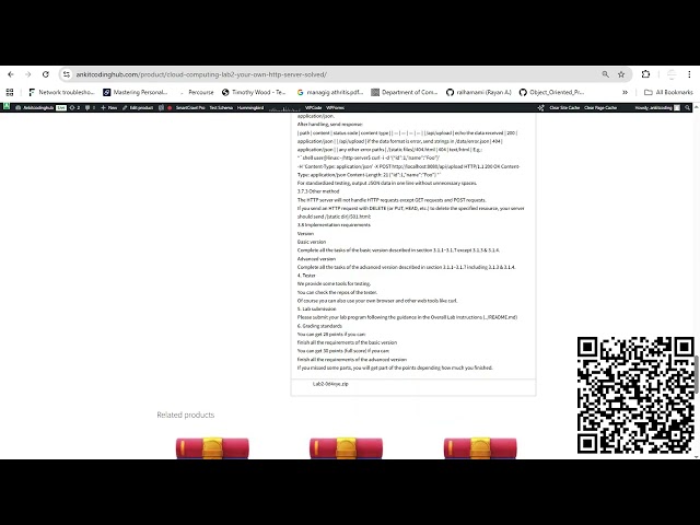 Cloud Computing Lab 2- Your Own HTTP Server Solved
