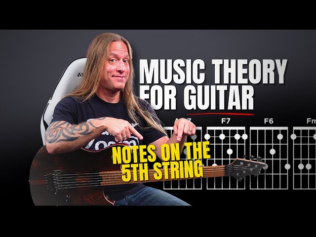 Music Theory for Guitar – Module 1: Notes on the 5th String