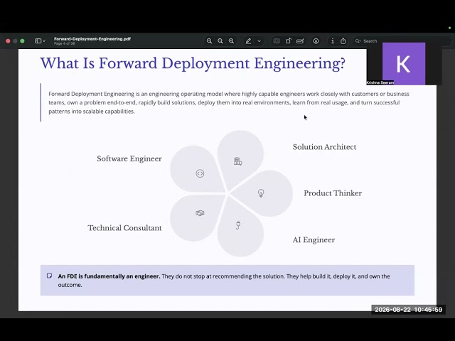 Forward Deployment Engineer: The Hottest AI Career? | FDE Roadmap, Skills & Real-World Examples