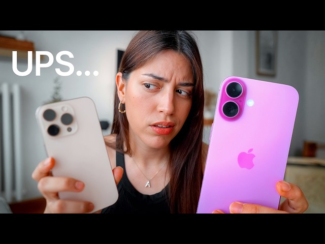 I traded in my iPhone 16 Pro for iPhone 16 (for 30 days) 🌞 Is there that much of a difference?