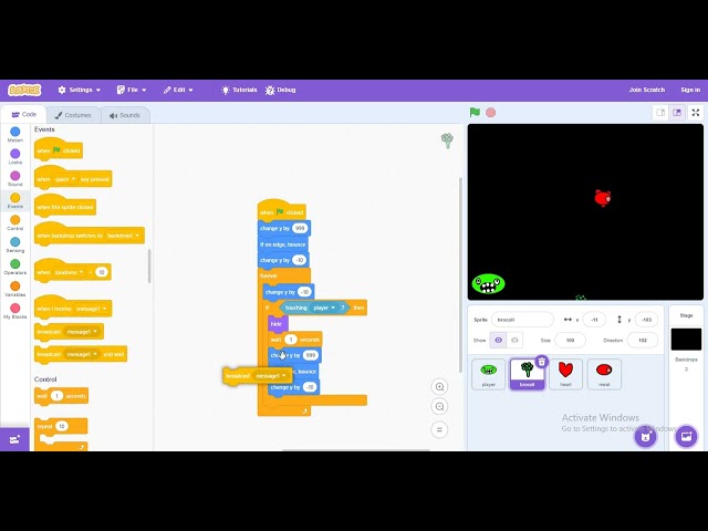 33.How to Make Jumbo Josh Mini Game Garden of BanBan| Game Development | Scratch Coding | Block Prog