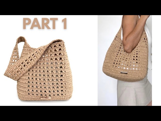 Crochet Medium Dorsa Raffia Bag - Part 1: How to Crochet the Base