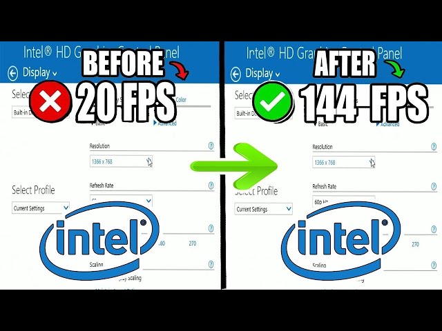 BEST INTEL HD GRAPHICS Settings 2025🔥INTEL Settings for GAMING✔️*Updated*