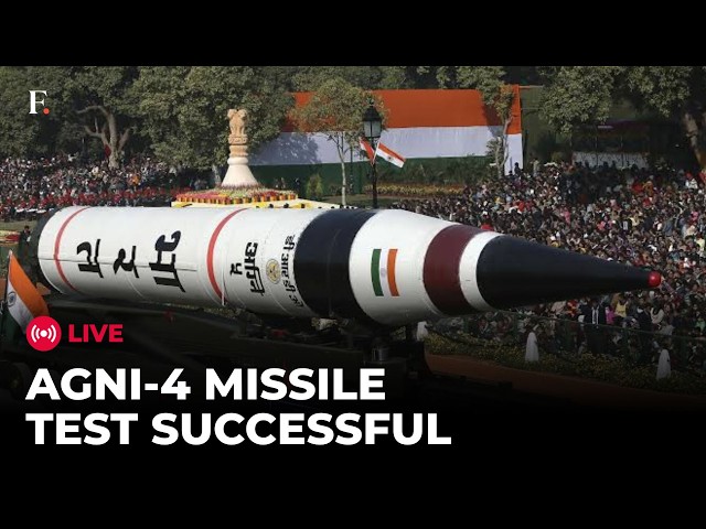 Agni 4 Missile Test LIVE: India Successfully Test-Fires Agni-4 Missile | Major Strategic Deterrence