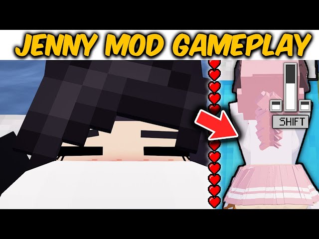 What inside the REAL JENNY MOD in MINECRAFT Jenny Mod Download - Jenny mod minecraft #jennymod