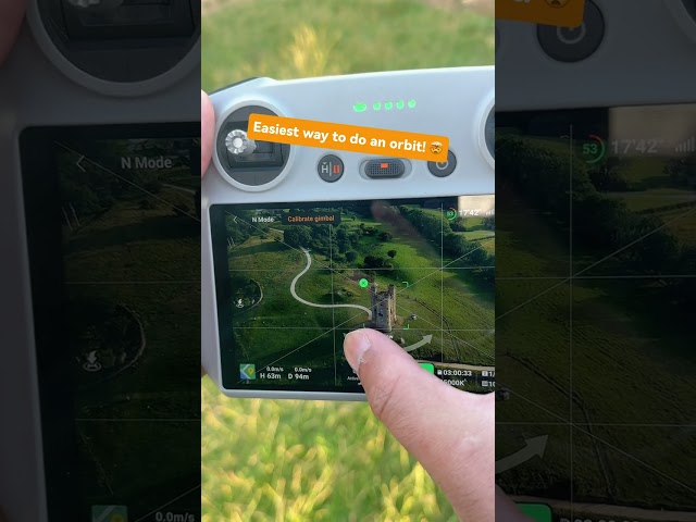 How to do a 360° drone orbit using Point of Interest 🔄 DJI Mini 3 Pro 🎬 @kam_visions #tutorial