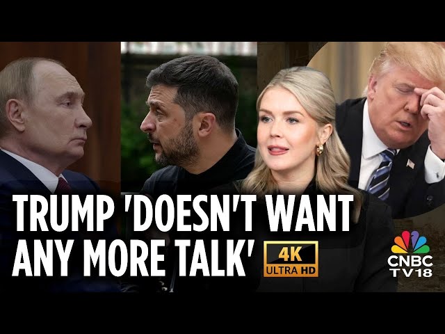 Trump 'Extremely Frustrated' Over Delays In Russia-Ukraine Peace Deal: White House | 4K | N18G