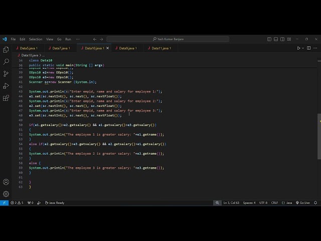 java programming methods ‼️ setter and getter method #shorts #viralvideo #java #coding
