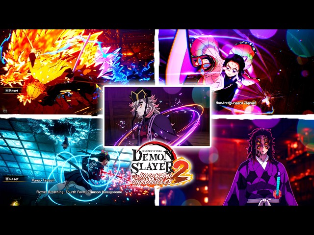 All Characters Ultimate Arts (Include DLC) So Far #2 - DEMON SLAYER THE HINOKAMI CHRONICLES 2 60FPS