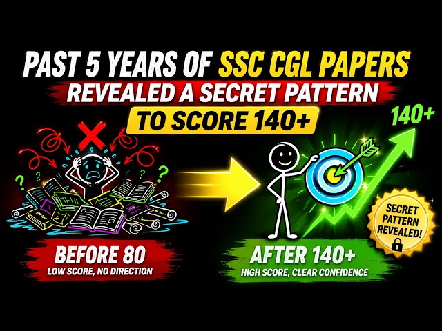 SSC CGL 2026: Past 5 Years of PYQ Analysis Reveals the Pattern to Score 140+ Marks