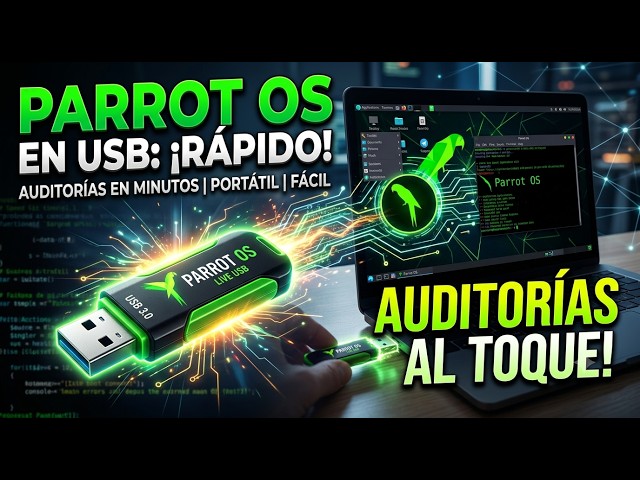 🚀 Parrot Security OS on USB | Ideal for Pentesting and Auditing