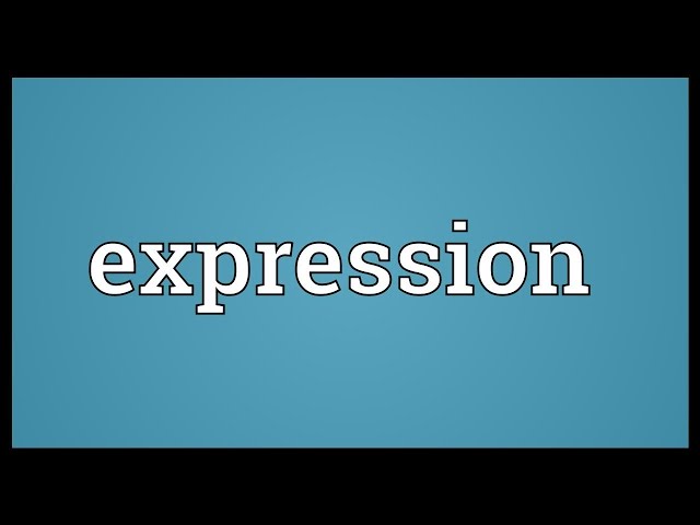 Expression Meaning