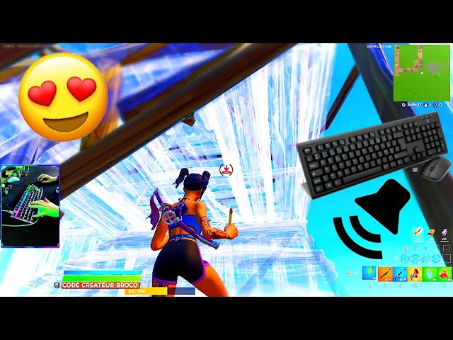 ASMR | Fornite Solo Build!! | HANDCAM