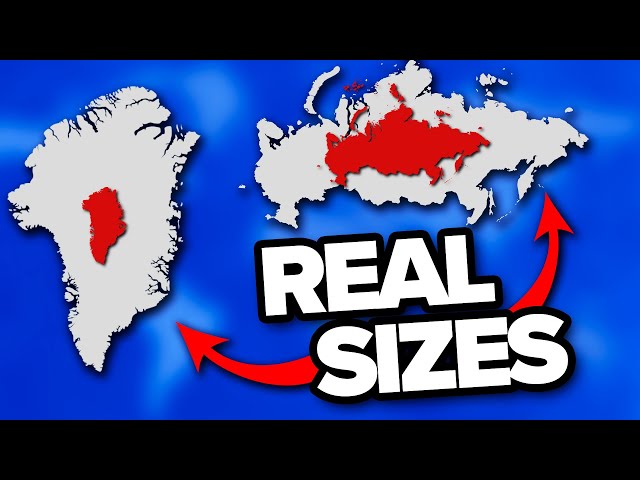 Real Country Sizes (the map is lying to us)